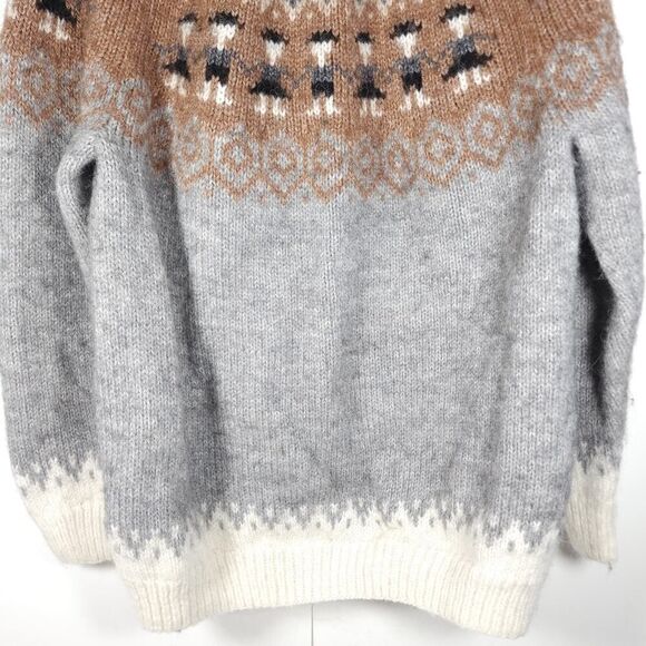 The Alpaca Connection Women's Sz Large? Multicolor 100% Alpaca Pullover Sweater - Picture 4 of 11